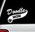 Doodle Mom Labradoodle Sport Decal Sticker for Car Window 7 Inch BG 224