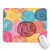 Adowyee Gaming Mouse Pad Blue Pattern Wool Balls Yarn Skeins Colorful Orange Hand 9.5"x7.9" Nonslip Rubber Backing Computer Mousepad for Notebooks Mouse Mats