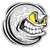 JJH Inc Golf Ball Mean Face Cartoon Vinyl Decal Sticker Waterproof Car Decal Bumper Sticker 5"