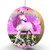 Horse Rainbow Fantasy Hardwood Oak Fan/Light Pull