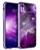 BENTOBEN iPhone XR Cases, iPhone XR Phone Case, Slim Fit Glow in The Dark Hybrid Hard PC Soft TPU Bumper Shockproof Protective Girls Women Boy Men Cases Cover for iPhone XR 6.1 Inch, Nebula/Galaxy