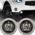Voroly 2 Pcs 3D Crown Diamond Metal Car Emblem Sticker Chrome Auto Badge Sticker Bumper Decal for Car SUV Truck Motorcycle -Silver-