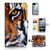 ( For iPhone 5 5S / iPhone SE ) Flip Wallet Case Cover and Screen Protector Bundle A20015 Tiger Face