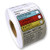 FirstZi Self Adhesive 1.5x2.5 SDS MSDS Safety Stickers for Chemical Identifying and Marking, 300 Labels 1 Roll, Waterproof, Durable, HMIS  and  Hazard Compliant