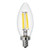 GE Refresh 3-Pack 60 W Equivalent Dimmable Daylight B12 LED Light Fixture Light Bulbs Decorative Candelabra Antique