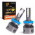 Parleto H11 LED Headlight Bulb, 50W 8000 Lumens H9/H8 Super Bright LED Conversion Kit 6000K Cool White IP68 Waterproof, Pack of 2
