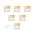6 Packs Frosted Glass Jar Cosmetic Cream Jar Cosmetic Sample Containers Travel Makeup Lotion Bottles Face Cream Emulsion Storage Pot With Inner Liner 2 Spatulas Included -10g-