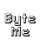 Byte Me - Wall Decor Art Print on White Background - 8x10 unframed print - Great for Dorm Room Decor