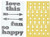 Hampton Art Jillibean Soup Stamp and Stencil Set, Love This