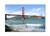 San Francisco Golden Gate Bridge and Surfer Fridge Magnet