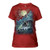 The Mountain Women's Wolf Night Symphony Apparel, red, XL