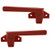 RecPro RV Window Egress Latch Pair - Left and Right - Emergency Exit Handle - Escape Lever