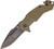 Master Cutlery MX-A828TN-MC MX-A828TN 4.75" Folder SW DP Blade Tan G10 NC Handle with Clip