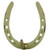 Intrepid International Brass Horseshoe Hook, Small