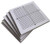Sticky Note Mini Graph Pads - 5 Count 50 Sheets Per Pad- Graph Paper Sticky Notes 20 x 20 Four Quadrant -5-