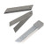 Wideskall 10 Pcs Snap Off 18mm 4" Cutter Utility Knife Replacement Blades Refill Blade Case
