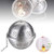 Tea Strainer Diffuser, Stainless Steel Mesh Tea Ball Infusers, Tea Steeper Filter with Extended Chain Hook for Loose Leaf Tea, Seasoning, Coffee, Spices -Large-