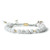 Beaded Bracelets for Women,6mm White Stones Beads Bracelet Adjustable Braided Rope Gemstone Charm Bracelets for Women Men
