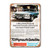 Sisoso Game Room Restaurant 1973 Plymouth Satellite Old Car Tin Sign Vintage Metal Bar Poster Pub Bar Office Wall Decor 8x12 inches