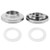 Recessed Glass Door Sliding Knob Round Double?Sided Handle Pull for Closet Pocket Bathroom Shower Door Hardware