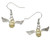Harry Potter Golden Snitch Earrings