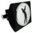 Elektroplate Golf Ball Swing Black Plastic Hitch Cover