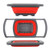 Colander Collapsible, OBERLY Colander Strainer Over the Sink Food Colanders Strainers with Extendable Handles, 6-Quart, Dishwasher-Safe Kitchen, Folding Strainer for Draining Fruit  and  Pasta Red