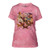 The Mountain Women's Horses and Sun Apparel, Pink, Large