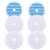 KEEPOW 6 Pack Reusable Replacement Pads for Bissell 3115 SpinWave Various Floor Expert Wet and Dry Robot Vacuum-2 plus2 plus2-