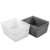 Uumitty 8 Litre Medium Plastic Kitchen Weave Woven Storage Basket,, 4 Packs