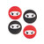 Fun Express - Ninja Bouncing Balls - Toys - Balls - Bouncing Balls - 12 Pieces