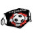 Comfortable Printed mask,Soccer Ball and Denmark Flag?Windproof Facial decorations for man and woman