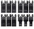 EZARC 12-Piece Oscillating Multitool Blades Set Precision for Wood and Metal, Oscillating Saw Blades Kit Universal for Quick Release Multi Tool