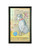 Creative Co-op DA4293 Wood Framed Wall Decor with Sitting Dog Image