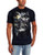The Mountain Moon Wolves Collage Adult T-Shirt, Blue, Medium