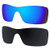 Galvanic Replacement Lenses for Oakley Batwolf OO9101 Sunglasses - Ice  plus Black Polarized - Combo Pack