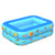 Inflatable Pool Swimming Pools Inflatable Kid Pools Blow up Pool Toddler Pool Family Pool for Baby, Kiddie, Adult Ages 3 plus Outdoor Garden Backyard Ground Party 41" X 30" X 12" Full-Sized