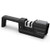 Kitchen Knife Sharpener, Suitable for Scissors and Kitchen Knives, Professional Knife Sharpener, Knife Sharpener Stone, Makes Your Knives Sharper -Black-