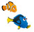 Bullyland Finding Dory & Nemo Action Figure (2 Pack)