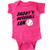 inktastic Daddy's Baseball Fan Infant Creeper 12 Months Hot Pink 351d9