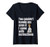 Womens Funny Girls Sarcastic Gift Couldn't Handle Me Straightjacket V-Neck T-Shirt