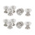 Aexit Cabinet Drawer Door Hardware  and  Locks Diamond Shape Pull Handle Knob Door Knobs 20x18mm 10pcs