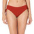 Calvin Klein Women's Side Shirred Bikini Swimsuit Bottom, Clementine, Medium