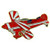 EagleEmblems P62324 Pin-Apl,Pitts Special,Red (1.5'')