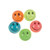 Fun Express - Mini Neon Smile Face Bouncing Balls - Toys - Balls - Bouncing Balls - 144 Pieces