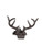 Abbott Collection 27-Iron AGE/318 Small Antler Rack Wall Hook, Brown