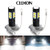 CIIHON H3 LED Fog Light Bulbs 6000k White, 360 beam Super Bright Waterproof 50w 1600LM DRL Fog Light Bulbs 3535SMD Replacement for Auto Cars, Not Headlight