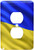 3dRose lsp_178803_6 Flag of Ukraine waving in the wind - 2 Plug Outlet Cover