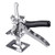 Viking Arm Handheld Jack, Pirate Arm Leveling Lifter Auxiliary Tool Lift Leveler, Labor Saving Arm Drywall Lift Clamp Tool for Doors, Flooring, Window, Cabinet, Cabinets, Deck Installation -Black-1-