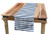Ambesonne Harbour Stripe Table Runner, Horizontal Nautical Stripes Pattern Hand Drawn Marine Sea Illustration, Dining Room Kitchen Rectangular Runner, 16" X 90", Night Blue White